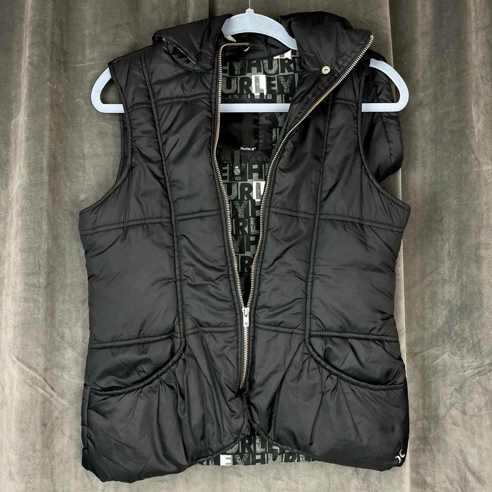 Hurley Puffy Hoodie Vest